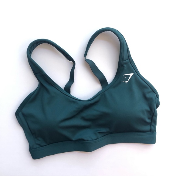 Gymshark S/XS Training Cycling Shorts & Training Scoop Neck Sports Bra Set - Picture 4 of 6